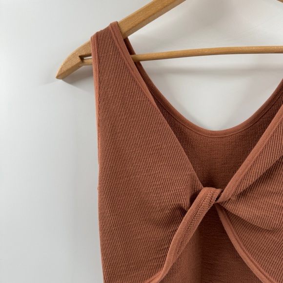Urban Outfitters Out From Under Dual-Look Ribbed Tank Top – Brown, Size M/L - Picture 5 of 8